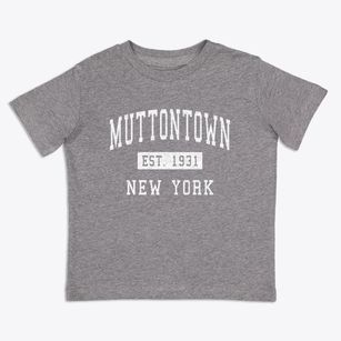 Muttontown New York Classic Established Toddler T-Shirt