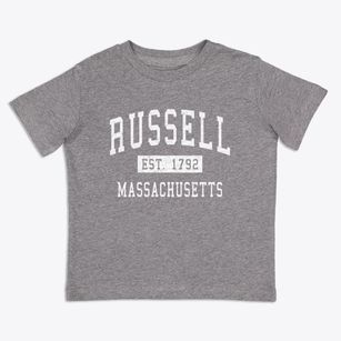 Russell Massachusetts Classic Established Toddler T-Shirt