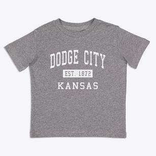 Dodge City Kansas Classic Established Toddler T-Shirt