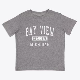 Bay View Michigan Classic Established Toddler T-Shirt