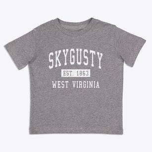 Skygusty West Virginia Classic Established Toddler T-Shirt