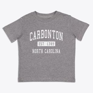 Carbonton North Carolina Classic Established Toddler T-Shirt