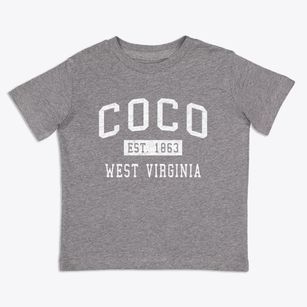 Coco West Virginia Classic Established Toddler T-Shirt