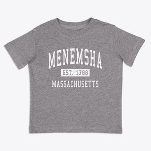 Menemsha Massachusetts Classic Established Toddler T-Shirt