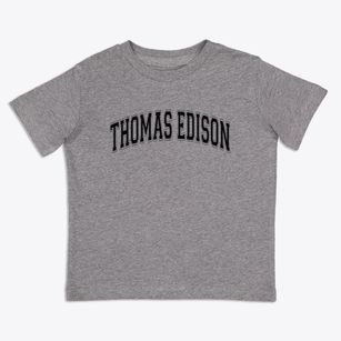 Thomas Edison Middle Magnet School Varsity Arch Toddler T-Shirt