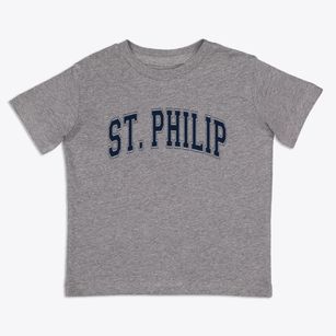 St Philip Of Jesus Church Varsity Arch Toddler T-Shirt