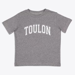 Toulon Elementary School Varsity Arch Toddler T-Shirt