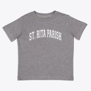 St Rita Parish Varsity Arch Toddler T-Shirt