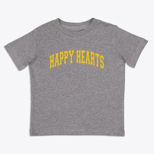 Happy Hearts Preschool And Kindergarten Varsity Arch Toddler T-Shirt