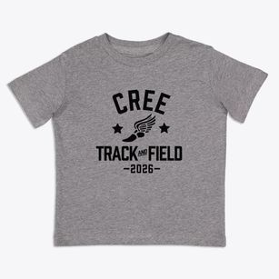 Cree Middle School Track and Field Toddler T-Shirt