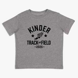 Kinder Elementary School Track and Field Toddler T-Shirt