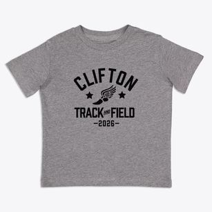 Clifton Elementary School 12 Track and Field Toddler T-Shirt