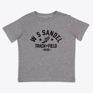 W S Sandel Elementary School Track and Field Toddler T-Shirt