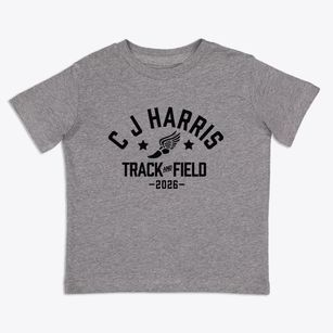 C J Harris Elementary School Track and Field Toddler T-Shirt
