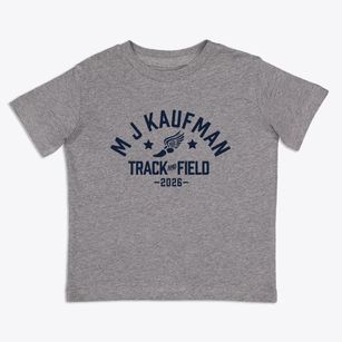 M J Kaufman Elementary School Track and Field Toddler T-Shirt