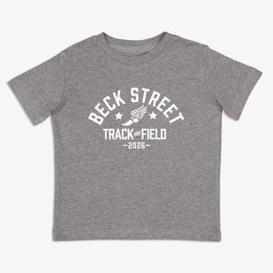 Beck Street Elementary School Track and Field Toddler T-Shirt