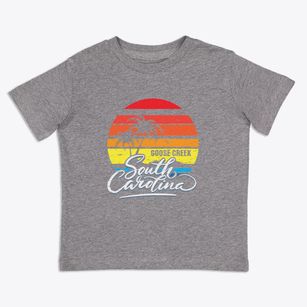 Goose Creek South Carolina Palm Tree Sunset Toddler T-Shirt