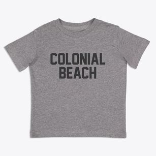 Colonial Beach Virginia Classic Block Toddler T-Shirt
