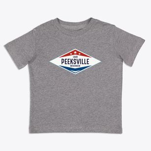 Peeksville Wisconsin Diamond Star Toddler T-Shirt