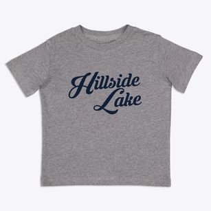 Hillside Lake New York Vintage Team Toddler T-Shirt