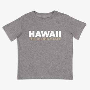  Hawaii White and Gold Toddler T-Shirt