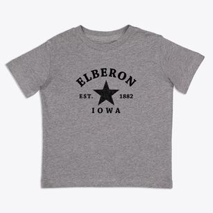 Elberon Iowa Star Toddler T-Shirt