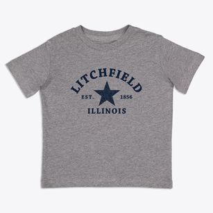 Litchfield Illinois Star Toddler T-Shirt
