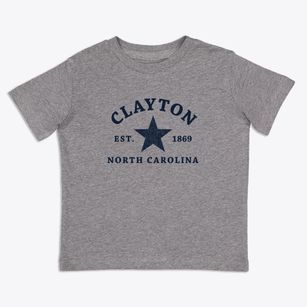 Clayton North Carolina Star Toddler T-Shirt