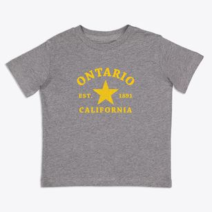 Ontario California Star Toddler T-Shirt