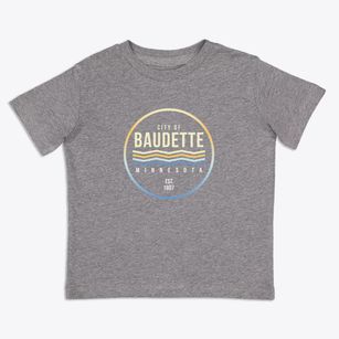 Baudette Minnesota Color Fade Toddler T-Shirt