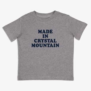 Crystal Mountain Michigan Classic 70s Toddler T-Shirt
