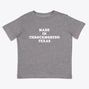 Throckmorton Texas Classic 70s Toddler T-Shirt