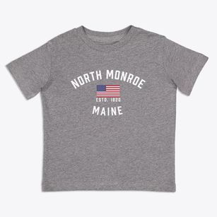 North Monroe Maine Patriot Toddler T-Shirt