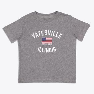 Yatesville Illinois Patriot Toddler T-Shirt