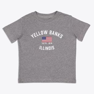 Yellow Banks Illinois Patriot Toddler T-Shirt