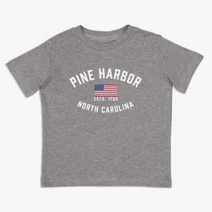 Pine Harbor North Carolina Patriot Toddler T-Shirt