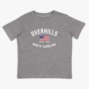 Overhills North Carolina Patriot Toddler T-Shirt