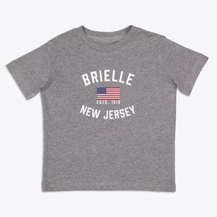 Brielle New Jersey Patriot Toddler T-Shirt
