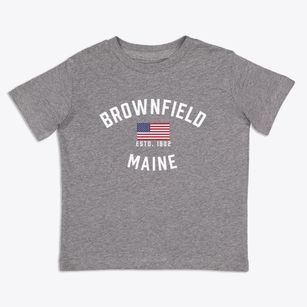 Brownfield Maine Patriot Toddler T-Shirt