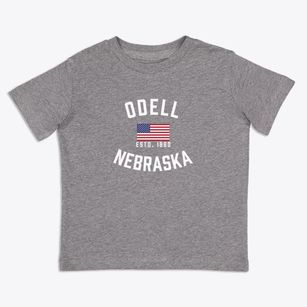 Odell Nebraska Patriot Toddler T-Shirt