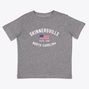 Skinnersville North Carolina Patriot Toddler T-Shirt