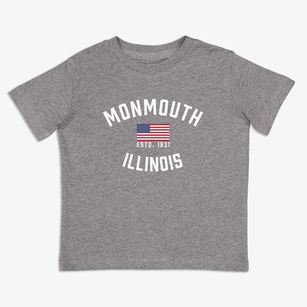 Monmouth Illinois Patriot Toddler T-Shirt