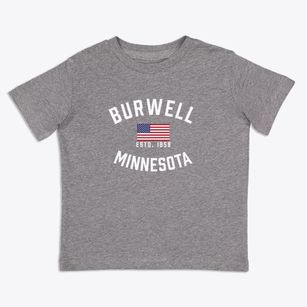 Burwell Minnesota Patriot Toddler T-Shirt