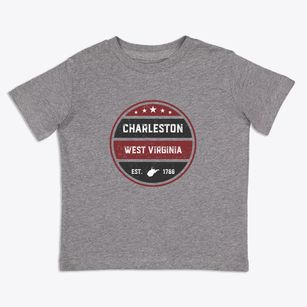 Charleston West Virginia Americana Toddler T-Shirt