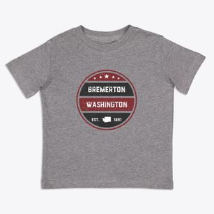 Bremerton Washington Americana Toddler T-Shirt