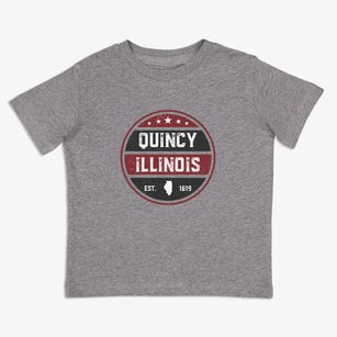 Quincy Illinois Americana Toddler T-Shirt
