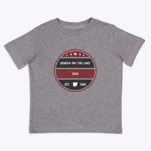 Geneva-on-the-lake Ohio Americana Toddler T-Shirt