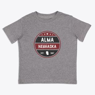 Alma Nebraska Americana Toddler T-Shirt
