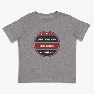 North Topsail Beach North Carolina Americana Toddler T-Shirt