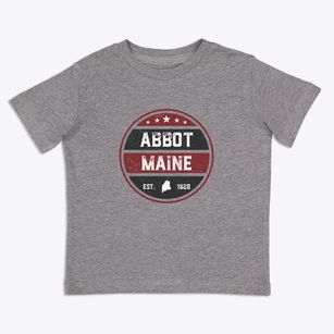 Abbot Maine Americana Toddler T-Shirt